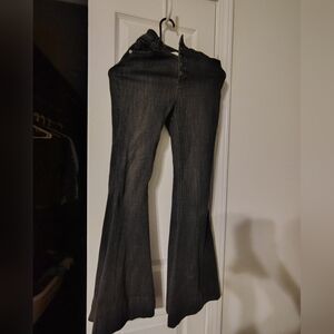 We The Free Charcoal Flared Jeans